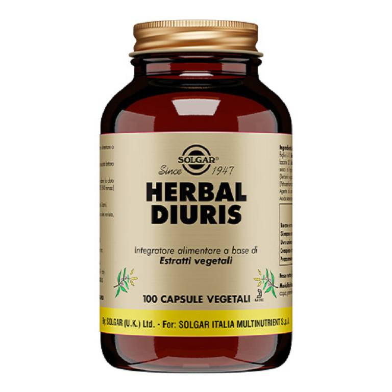 HERBAL DIURIS 100CPS VEG