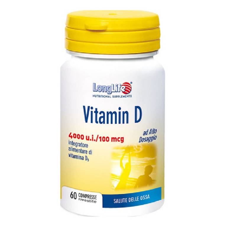 LONGLIFE VITAMIN D4000UI 60CPR