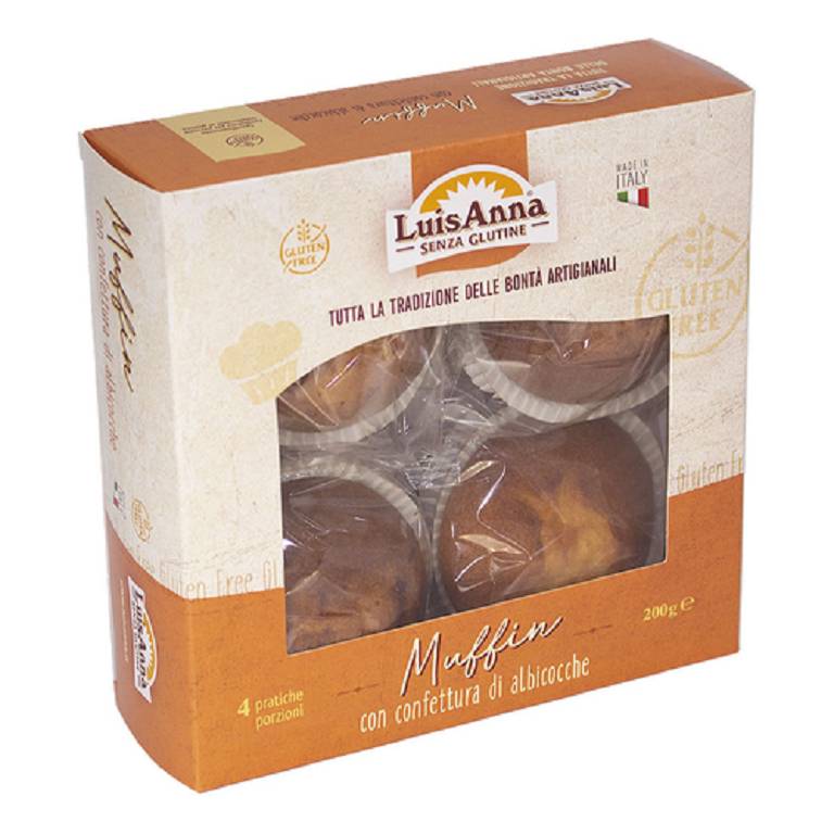 MUFFIN ALBICOCCA 4X50G