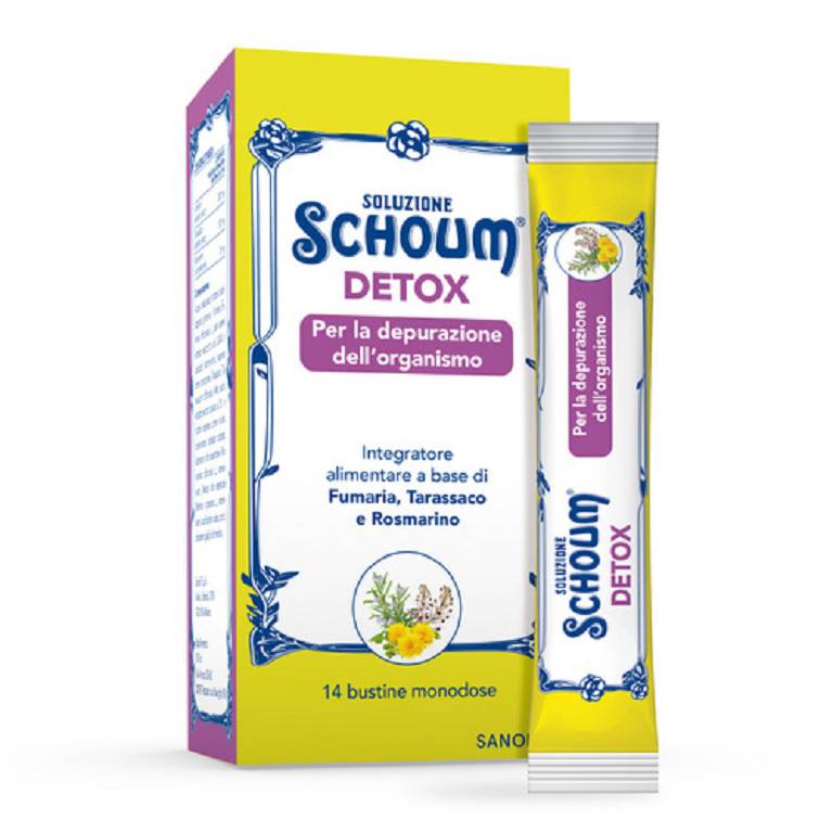 SOLUZIONE SCHOUM DETOX 14BUST